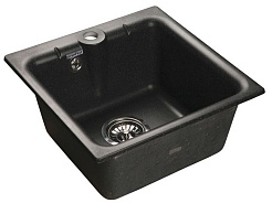 Granfest Мойка кухонная Practic GF-P420 Черный – фотография-2